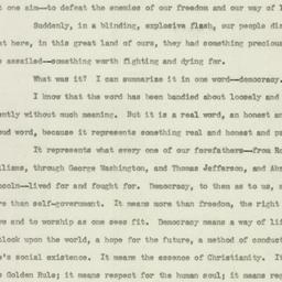Speech: 1942 January 23
