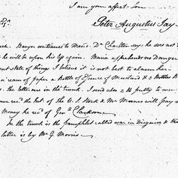 [Document, 1806 March 05]