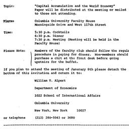 Announcements, 1976-01-08. ...
