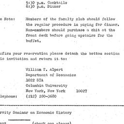 Announcements, 1975-11-06. ...