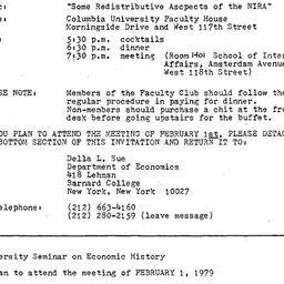 Announcements, 1979-02-01. ...