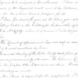 [Document, 1820 May 12]