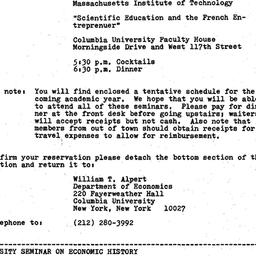Announcements, 1973-10-04. ...