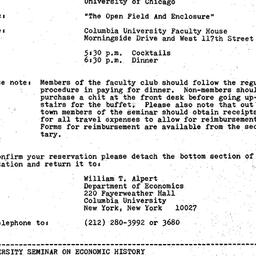 Announcements, 1973-11-01. ...