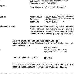 Announcements, 1983-10-06. ...