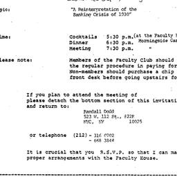 Announcements, 1983-12-01. ...