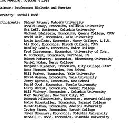 Minutes, 1983-10-06. Econom...