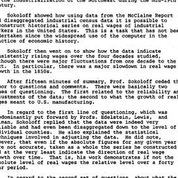 Minutes, 1986-11-06. Econom...
