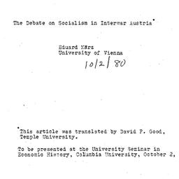 Background paper, 1980-10-0...