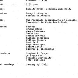 Minutes, 1980-12-04. Econom...