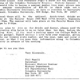 Announcements, 1989-02-02. ...