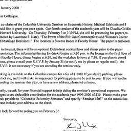 Announcements, 2000-02-03. ...