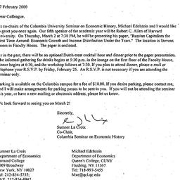 Announcements, 2000-03-02. ...