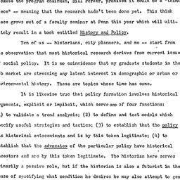 Speaker's notes, 1971-0...