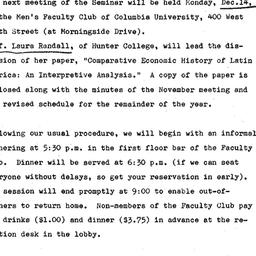 Announcements, 1970-12-14. ...