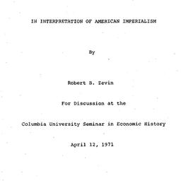 Speaker's notes, 1971-0...
