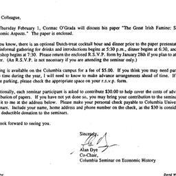 Announcements, 1996-01-18. ...