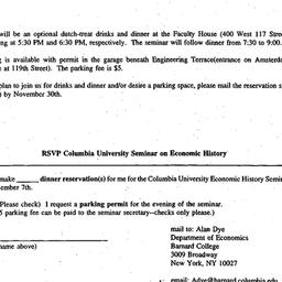 Announcements, 1995-12-07. ...