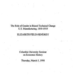 Speaker's notes, 1998-0...