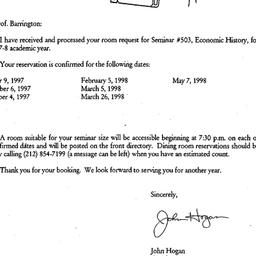 Correspondence, 1998-06-09....