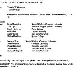 Minutes, 1997-12-04. Econom...