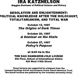 Announcements, 1997-10-13. ...
