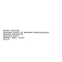 Speaker's notes, 1987-1...