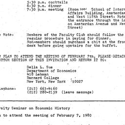 Announcements, 1980-02-07. ...