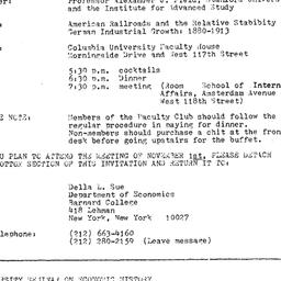 Announcements, 1979-11-01. ...