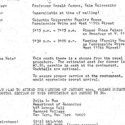 Announcements, 1980-01-10. ...