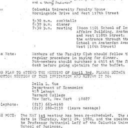 Announcements, 1980-04-03. ...