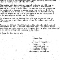 Announcements, 1969-12-24. ...