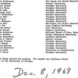 Minutes, 1969-12-08. Econom...