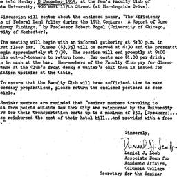 Announcements, 1969-12-08. ...