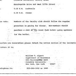 Announcements, 1974-10-22. ...