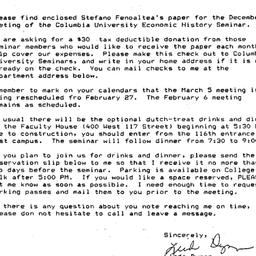 Announcements, 1991-11-21. ...