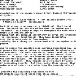 Minutes, 1991-11-07. Econom...