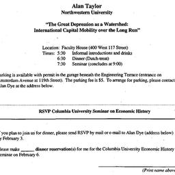 Announcements, 1997-02-06. ...