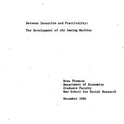 Speaker's notes, 1985-1...