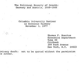 Speaker's notes, 1977-1...
