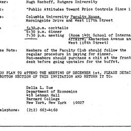 Announcements, 1977-12-01. ...