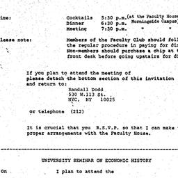 Announcements, 1985-02-06. ...