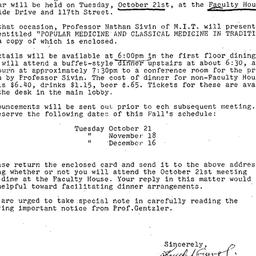 Announcements, 1975-10-21. ...