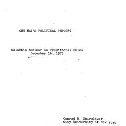 Speaker's paper, 1975-1...