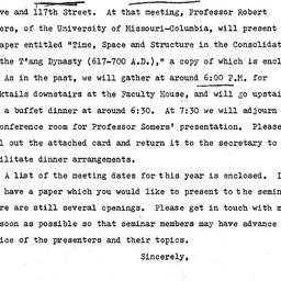 Announcements, 1978-10-12. ...