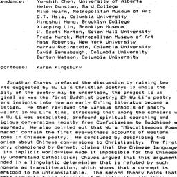 Minutes, 1991-01-15. Tradit...