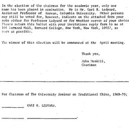 Announcements, 1969-03-28. ...