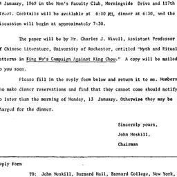 Announcements, 1968-12-20. ...