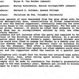 Minutes, 1994-02-08. Tradit...