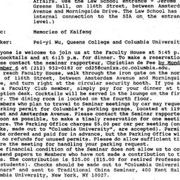 Announcements, 1993-12-07. ...